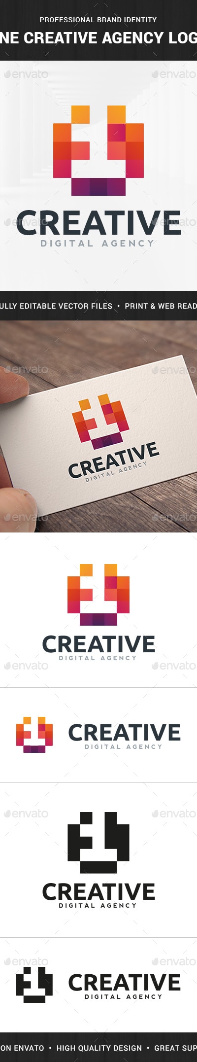 One Creative Agency Logo, Logo Templates | GraphicRiver