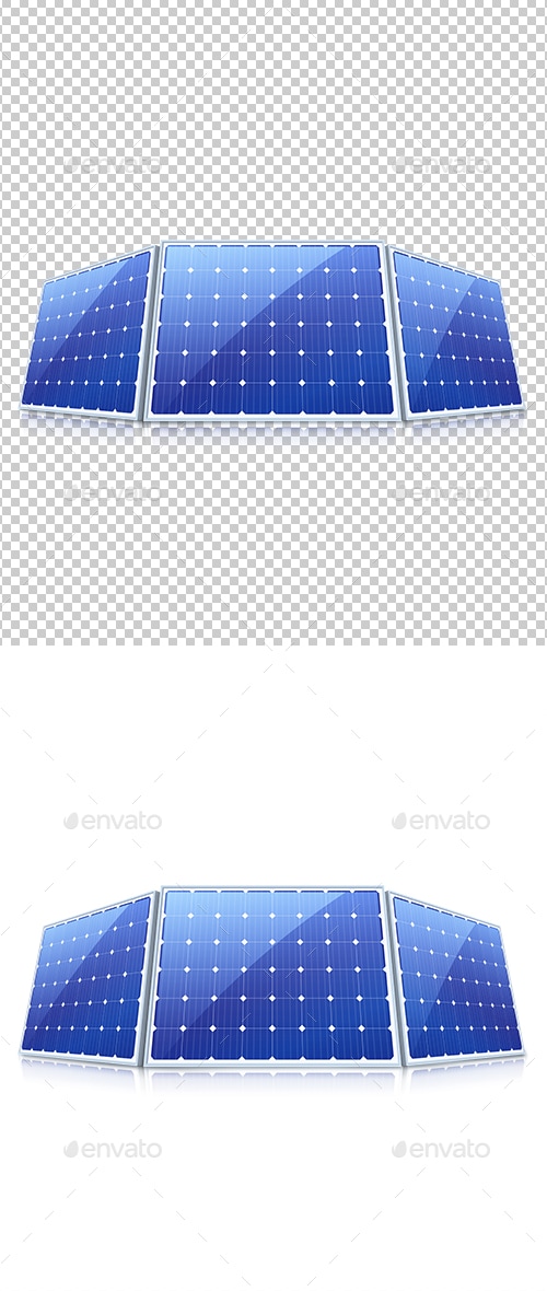 Solar Panels, Vectors | GraphicRiver