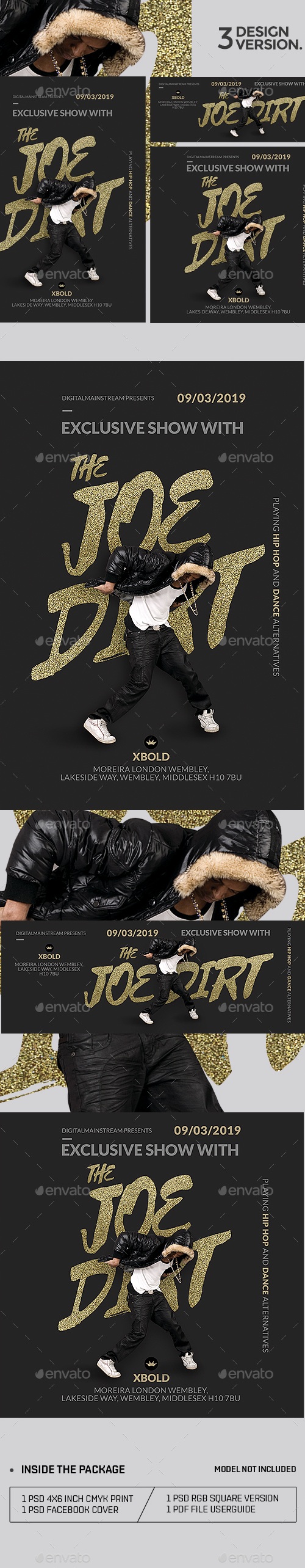 Beat Flyer Template, Print Templates | GraphicRiver