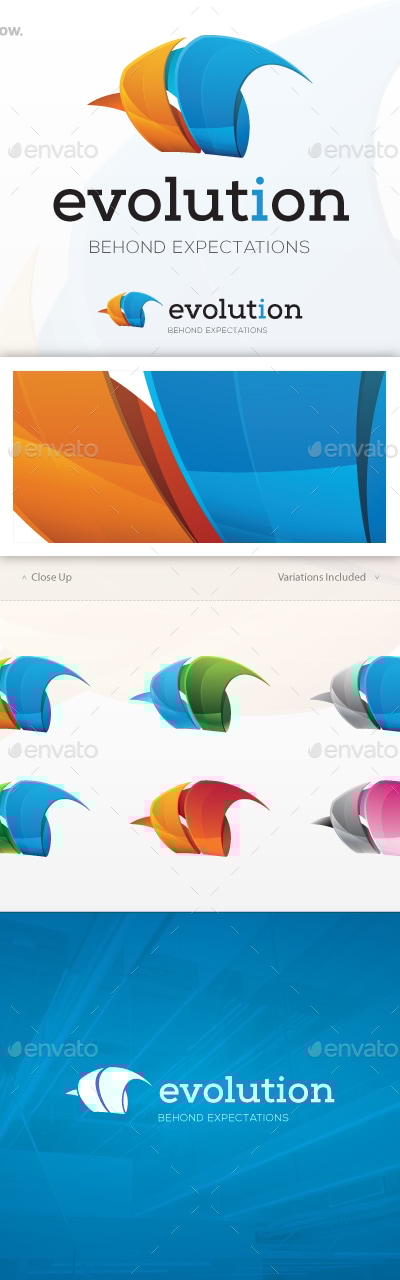 Evolution Logo, Logo Templates | GraphicRiver