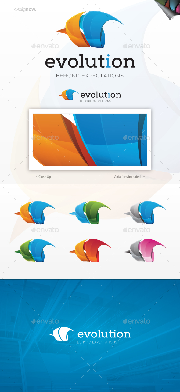 Evolution Logo, Logo Templates | GraphicRiver