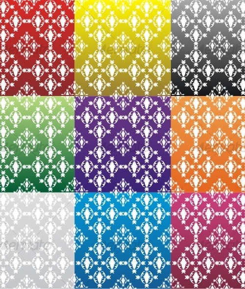 Color vector seamless backgrounds (set), Vectors | GraphicRiver