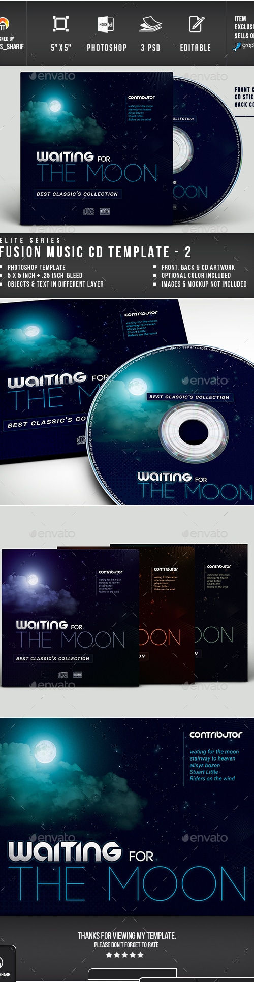 CD Cover, Print Templates GraphicRiver