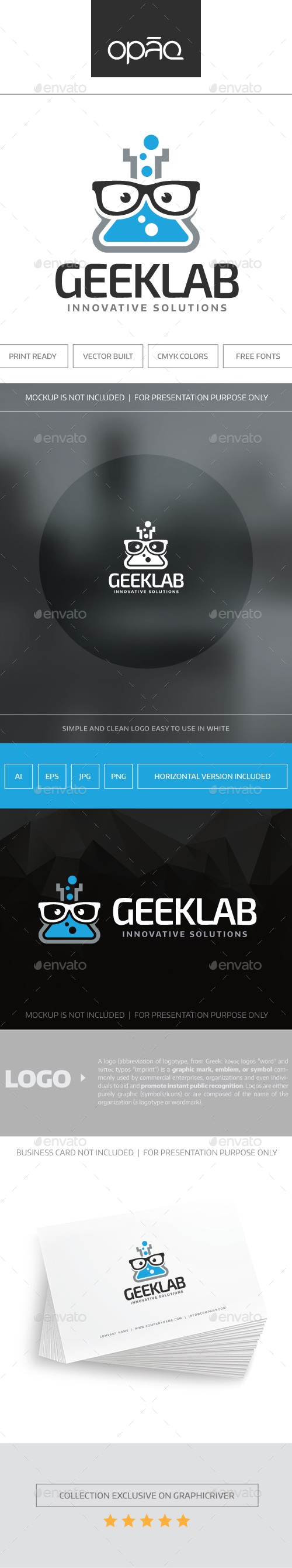 Geek Lab Logo, Logo Templates | GraphicRiver