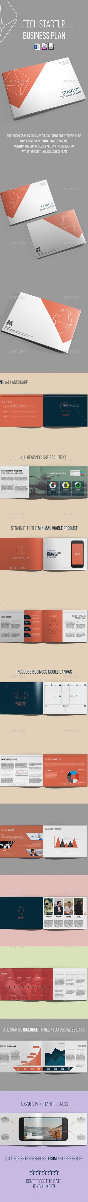 Tech Startup Business Plan, Print Templates | GraphicRiver