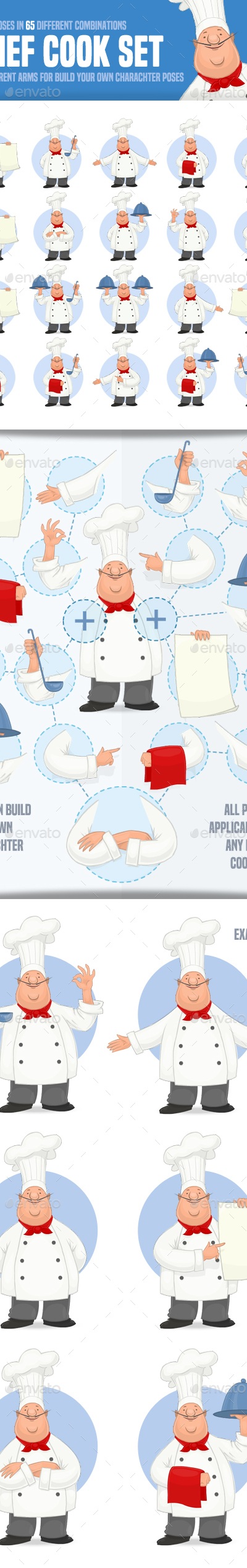 Chef Cook Set, Vectors | GraphicRiver
