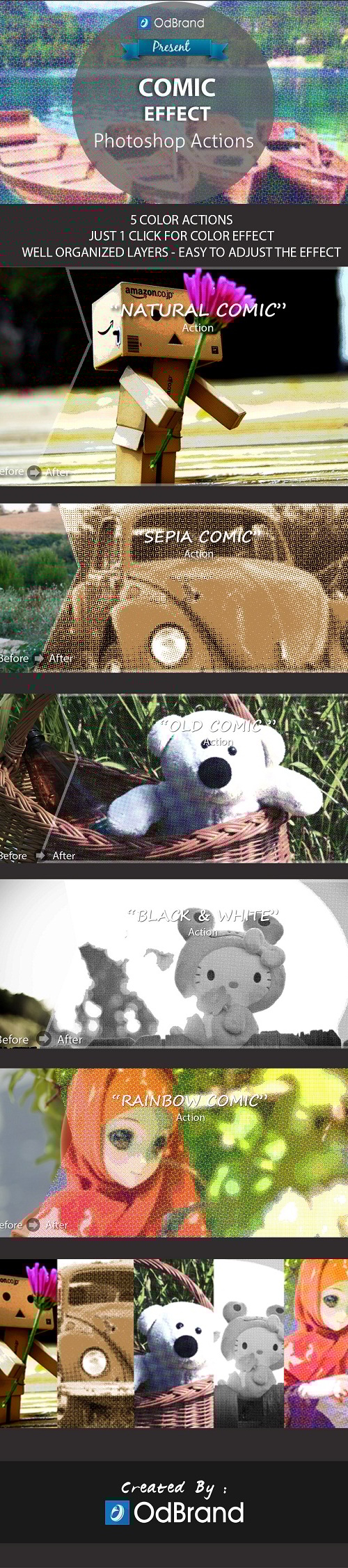 Comic Effect Photoshop Action, Add-ons | GraphicRiver