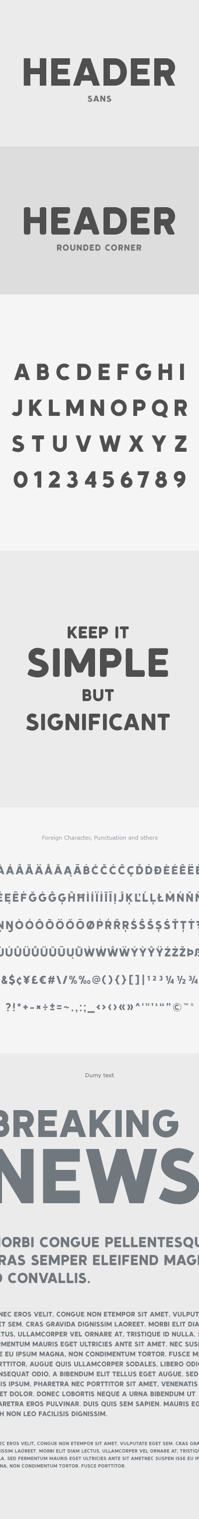 Header Font, Fonts | GraphicRiver