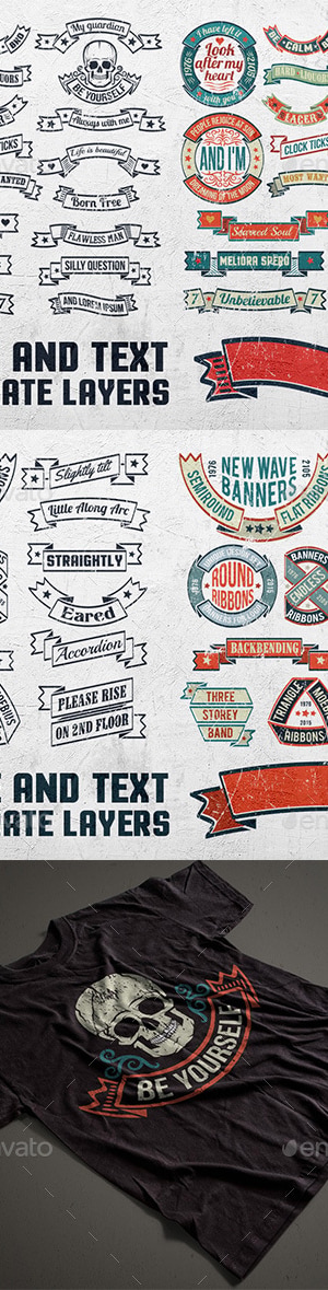 30 Ribbons & Banners set, Vectors | GraphicRiver