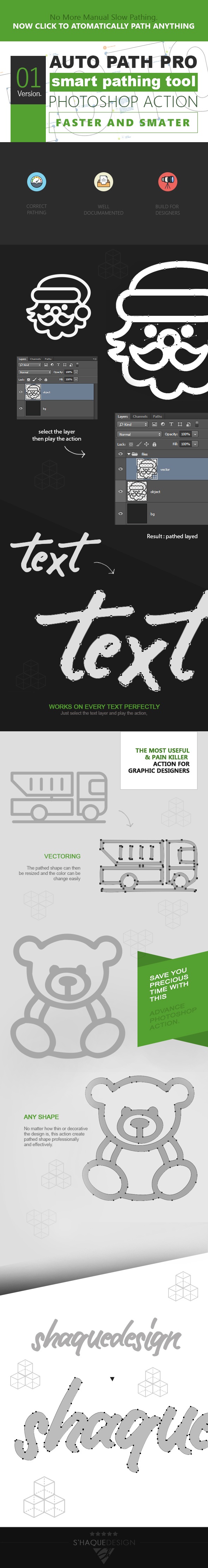 Auto Path Pro - Photoshop Action, Add-ons | GraphicRiver