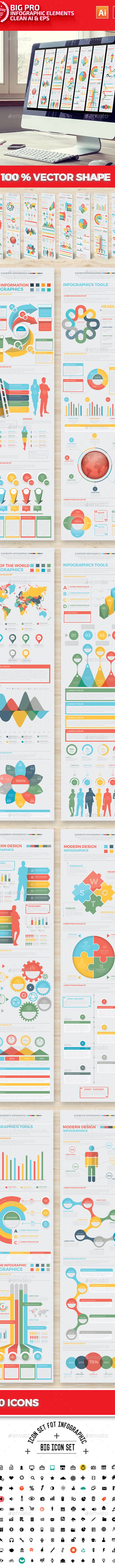 Big Pro Infographics Design, Infographics | GraphicRiver