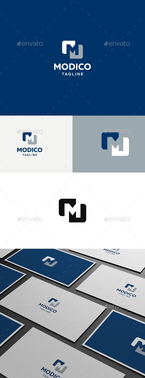 Modico M Letter Logo, Logo Templates | GraphicRiver
