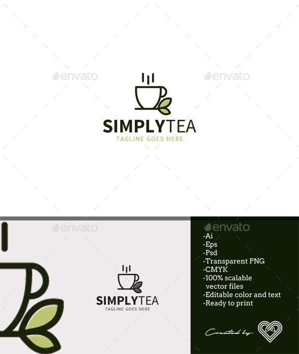 Simply Tea, Logo Templates | GraphicRiver