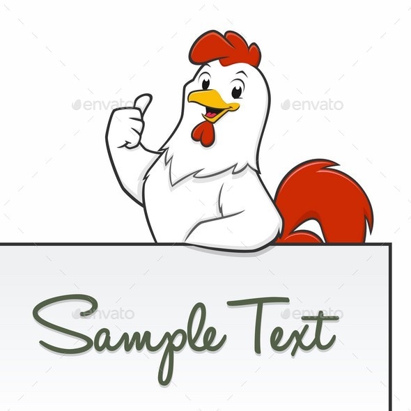 Cartoon Chicken Frame Border, Vectors | GraphicRiver