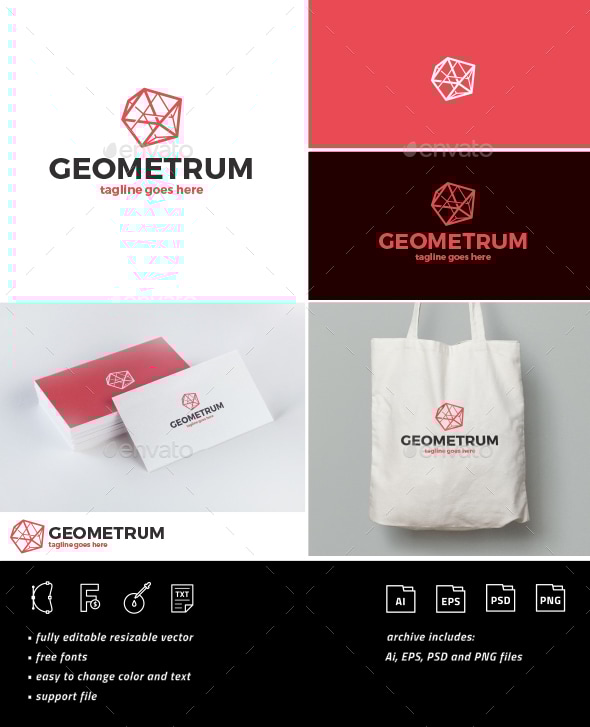 Geometrum Logo, Logo Templates | GraphicRiver