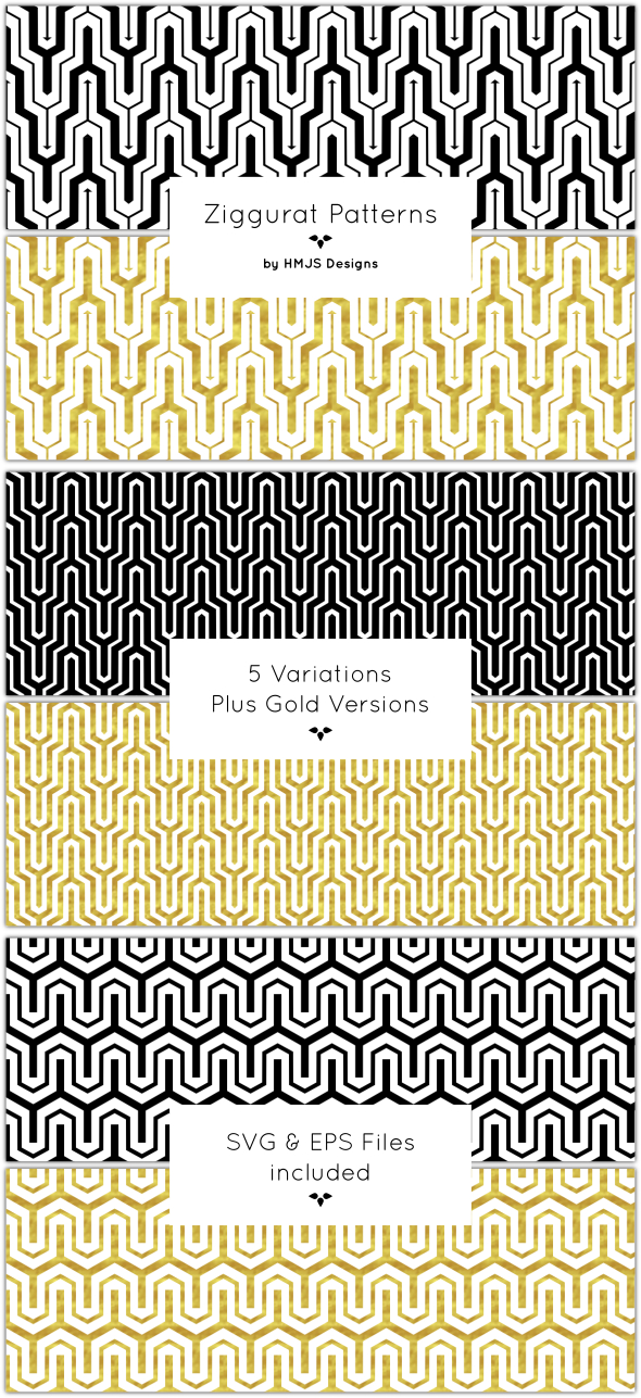 Ziggurat Patterns, Add-ons | GraphicRiver