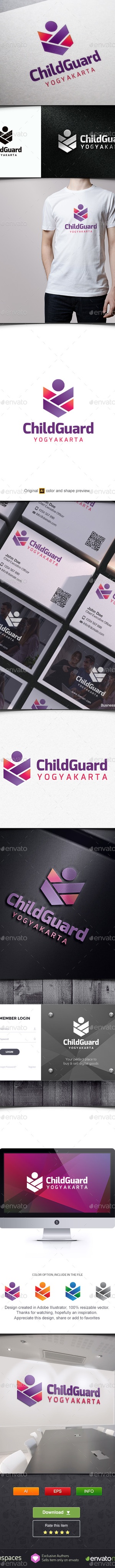 Child Guard Logo, Logo Templates | GraphicRiver