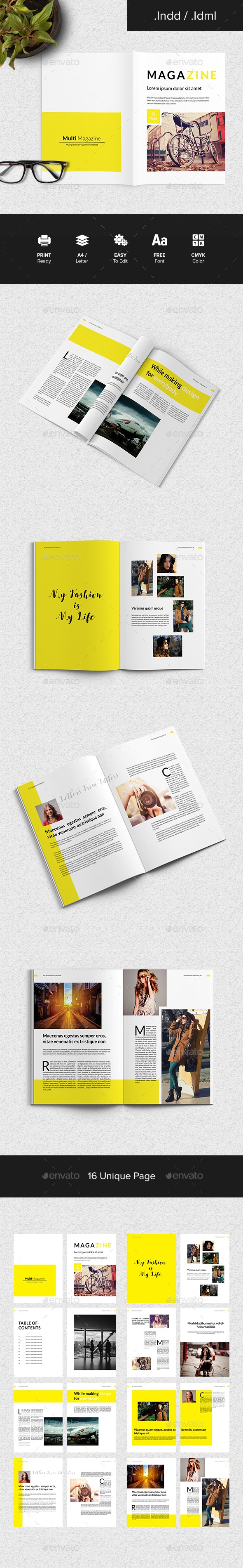 Multi Magazine, Print Templates | GraphicRiver