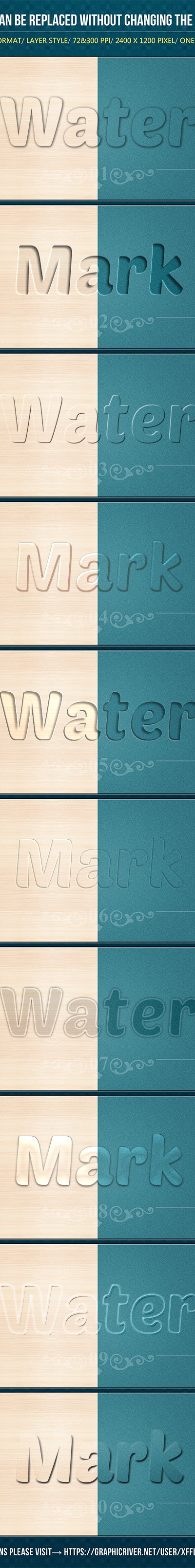 Watermark Text Effects, Add-ons | GraphicRiver