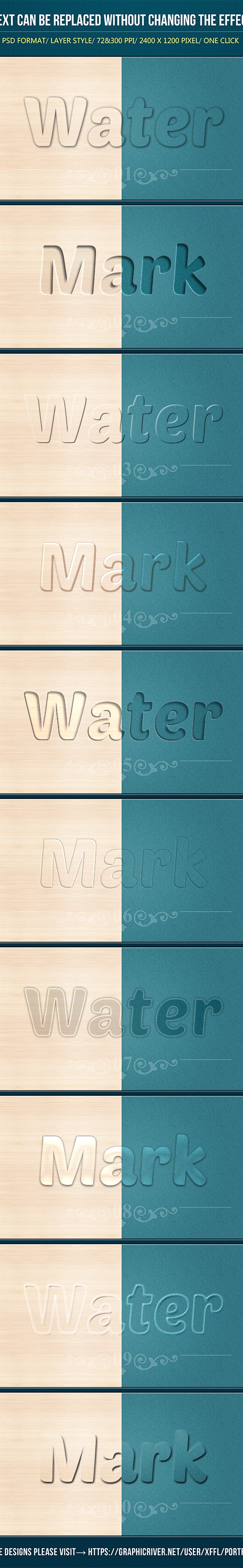 Watermark Text Effects, Add-ons | GraphicRiver