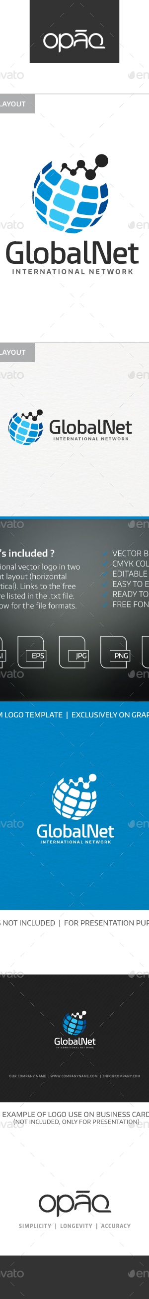 Global Net Logo, Logo Templates | GraphicRiver
