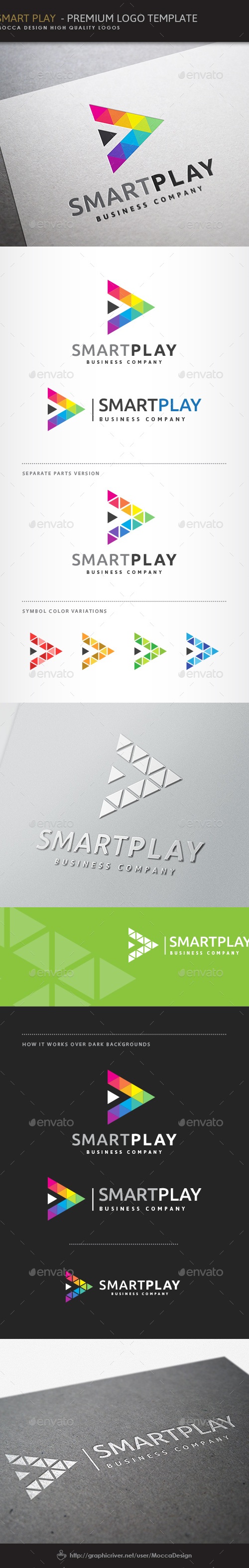 Smart Play Logo, Logo Templates | GraphicRiver