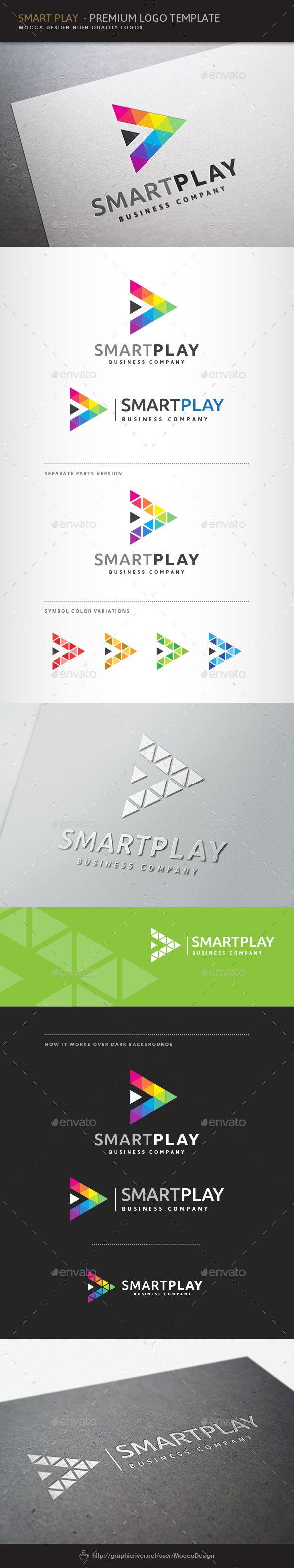 Smart Play Logo, Logo Templates | GraphicRiver