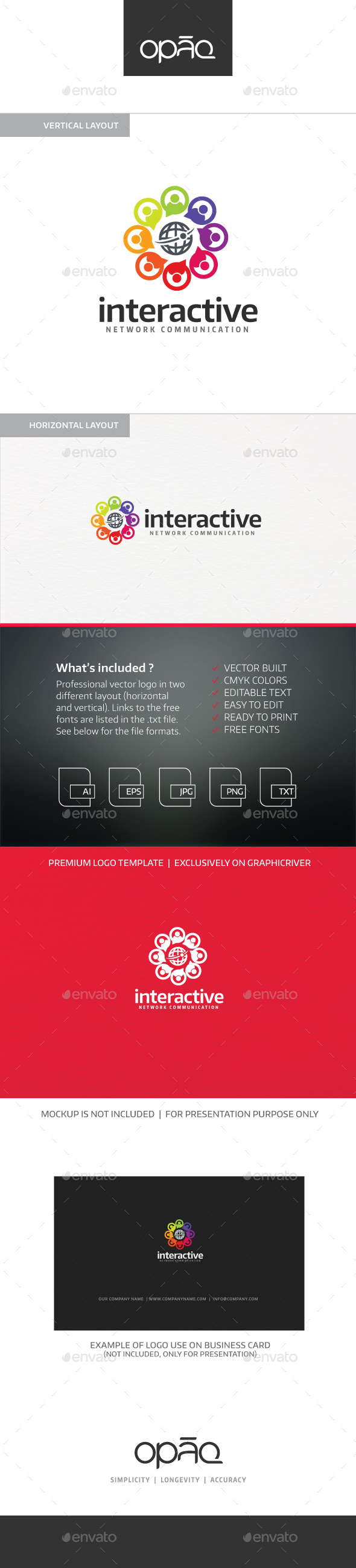 Interactive Logo, Logo Templates | GraphicRiver