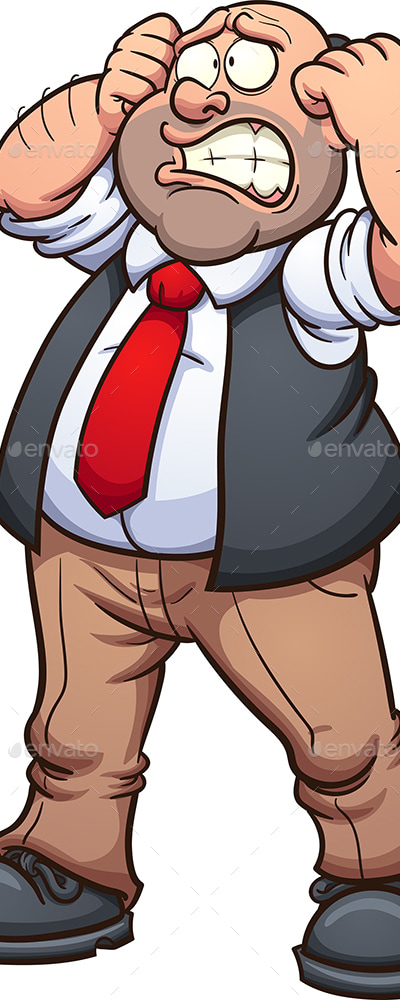 Distraught Man, Vectors | GraphicRiver