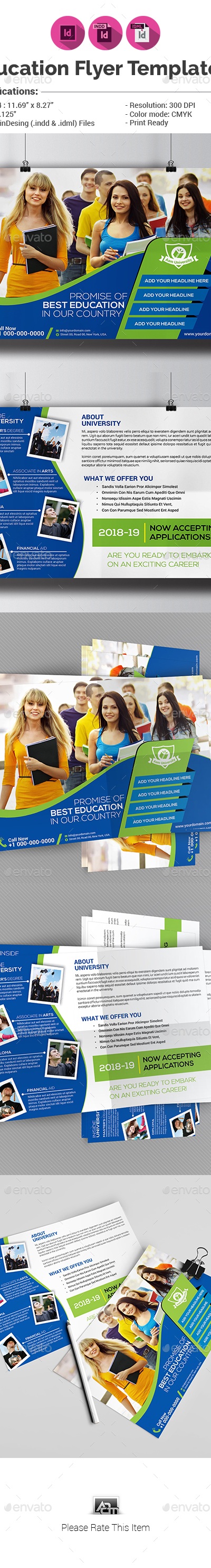 Education Flyer Template, Print Templates | GraphicRiver