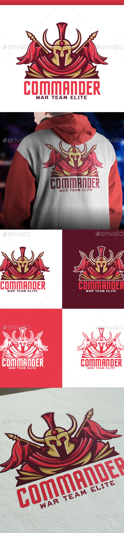Commander Logo Template, Logo Templates | GraphicRiver