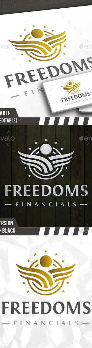 Freedom Emblem Logo, Logo Templates | GraphicRiver
