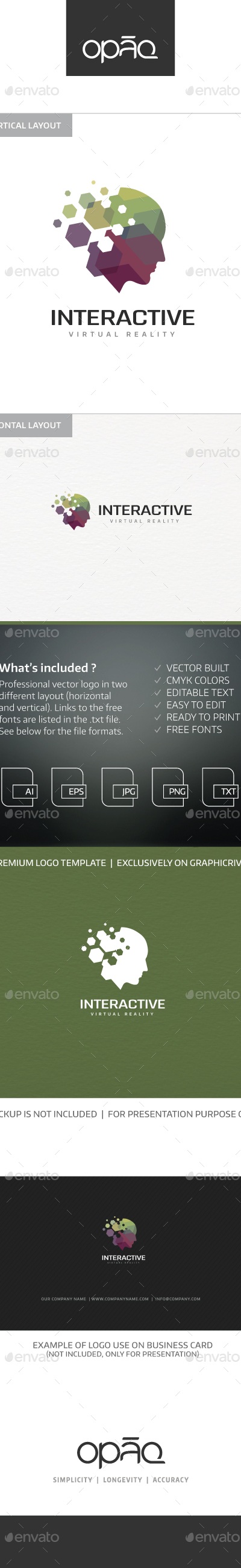 Interactive Human Logo, Logo Templates | GraphicRiver