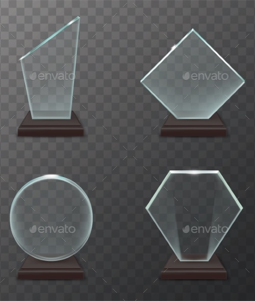 Collection Vector Illustration of Modern Glass, Vectors | GraphicRiver