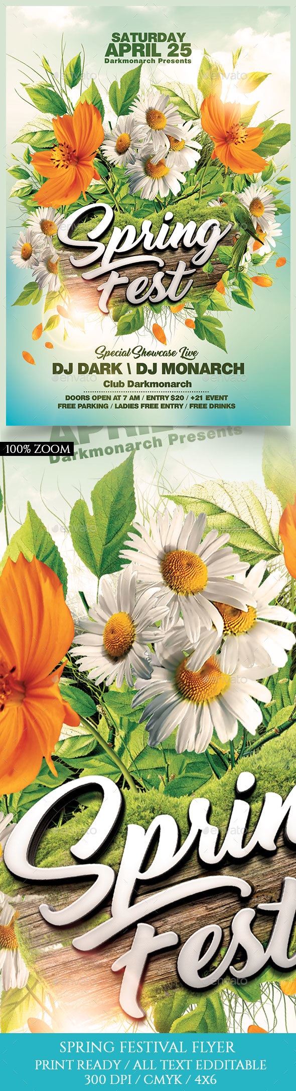 Spring Fest, Print Templates | GraphicRiver