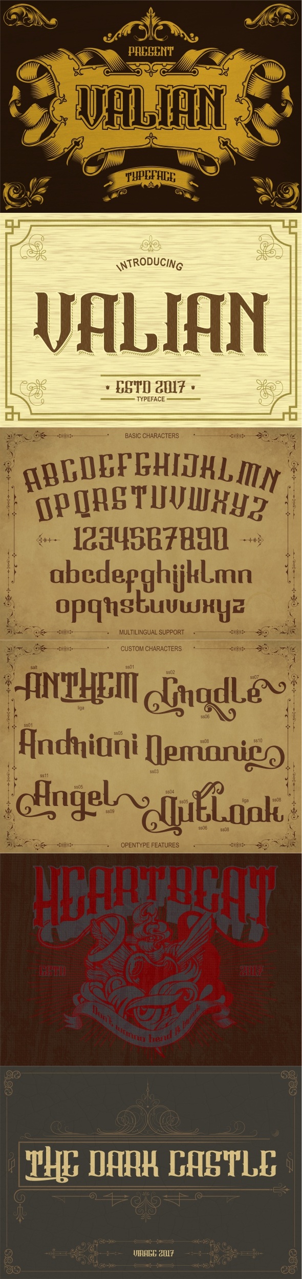 Valian typeface, Fonts | GraphicRiver