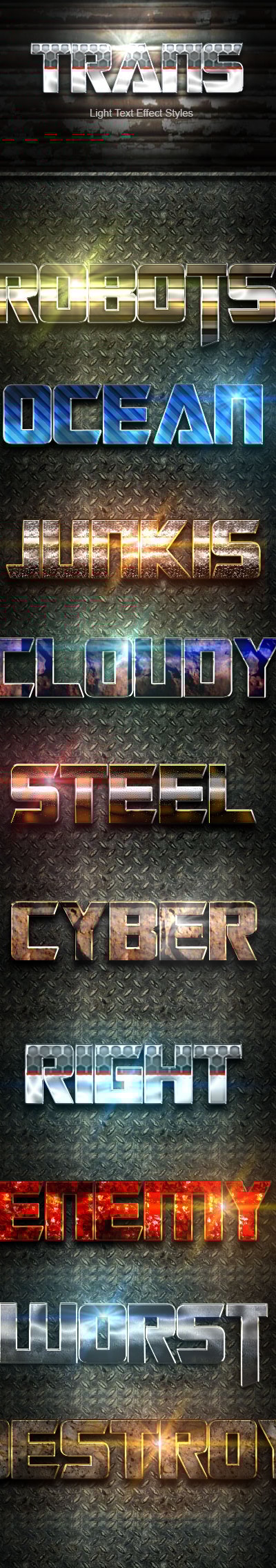 Trans Text Effect V01, Add-ons | GraphicRiver