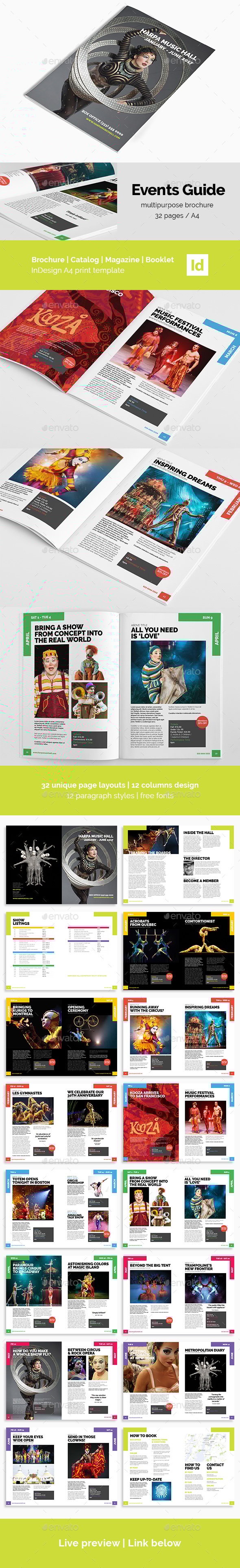 Event Guide | Creative Brochure, Print Templates | GraphicRiver