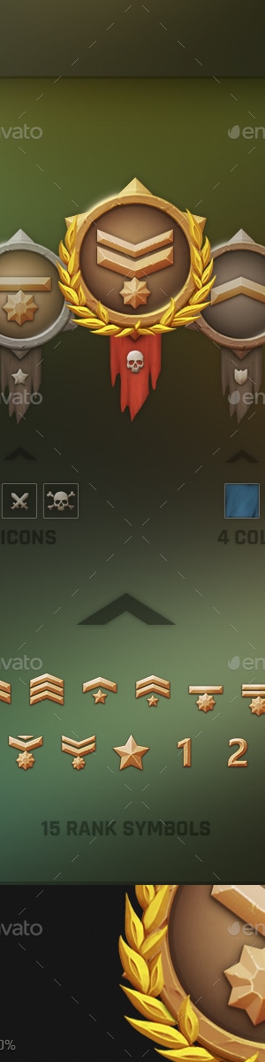 Game Ranks, Game Assets | GraphicRiver
