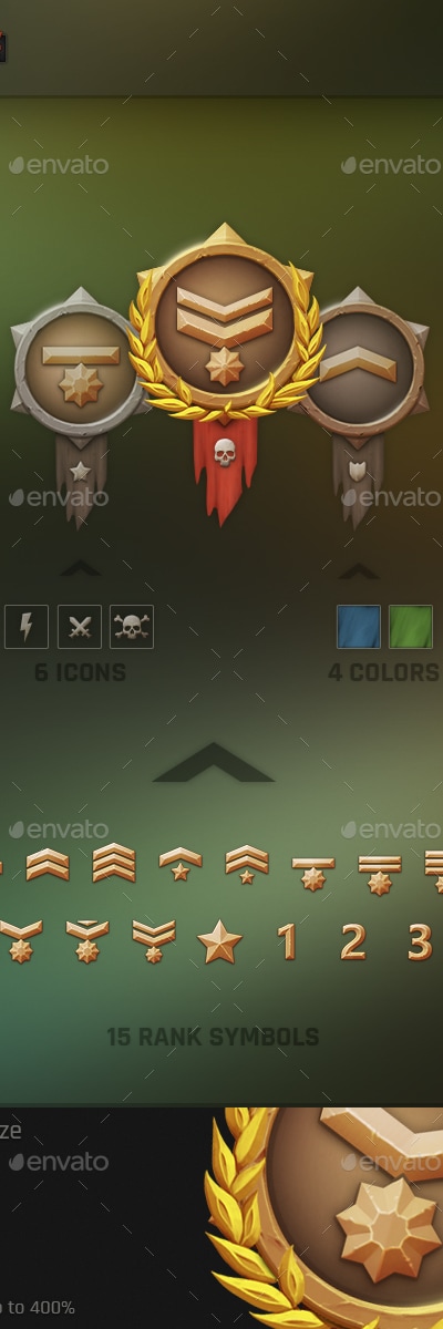 Game Ranks, Game Assets | GraphicRiver