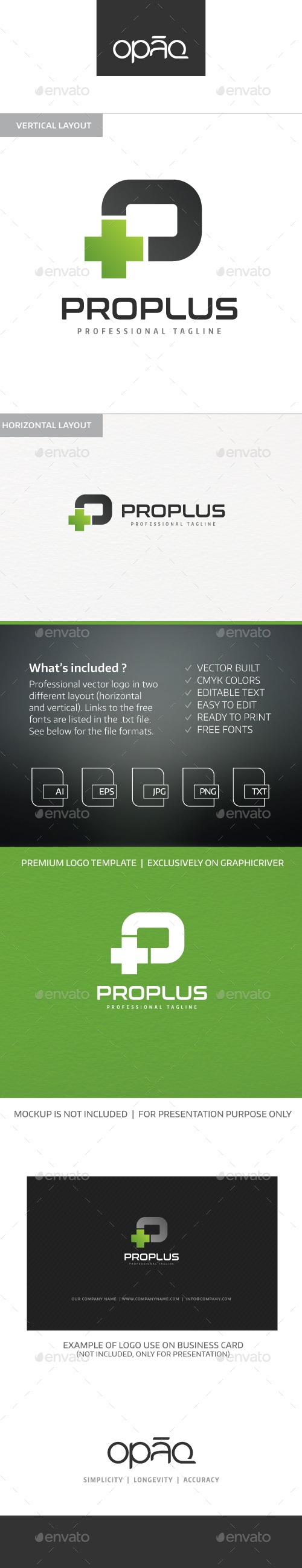 Plus P Letter Logo, Logo Templates | GraphicRiver