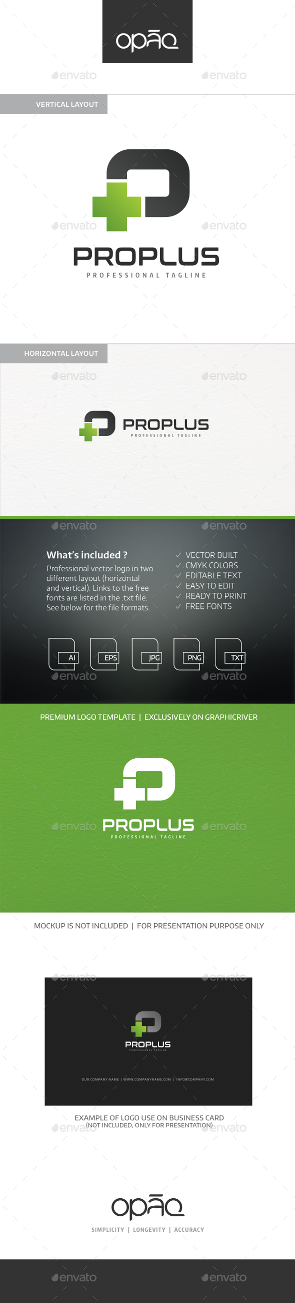 Plus P Letter Logo, Logo Templates | GraphicRiver