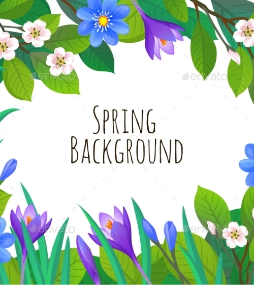 Spring and Summer Banner Template, Vectors | GraphicRiver