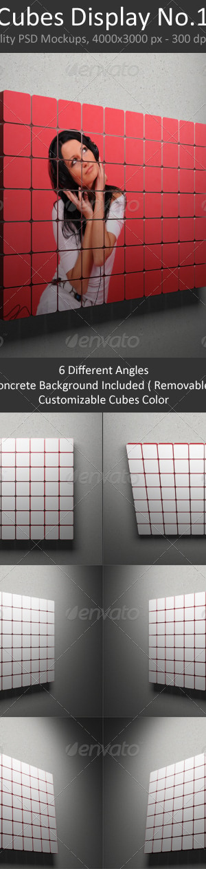 Cubes Display No.1, Graphics | GraphicRiver