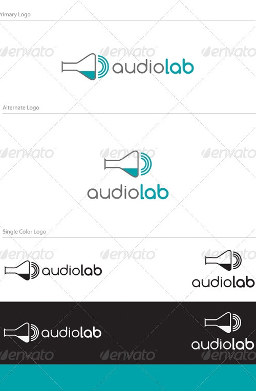Audio Lab Logo Design - OBJ-010, Logo Templates | GraphicRiver