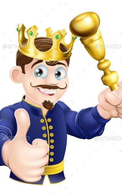 Cartoon King, Vectors | GraphicRiver