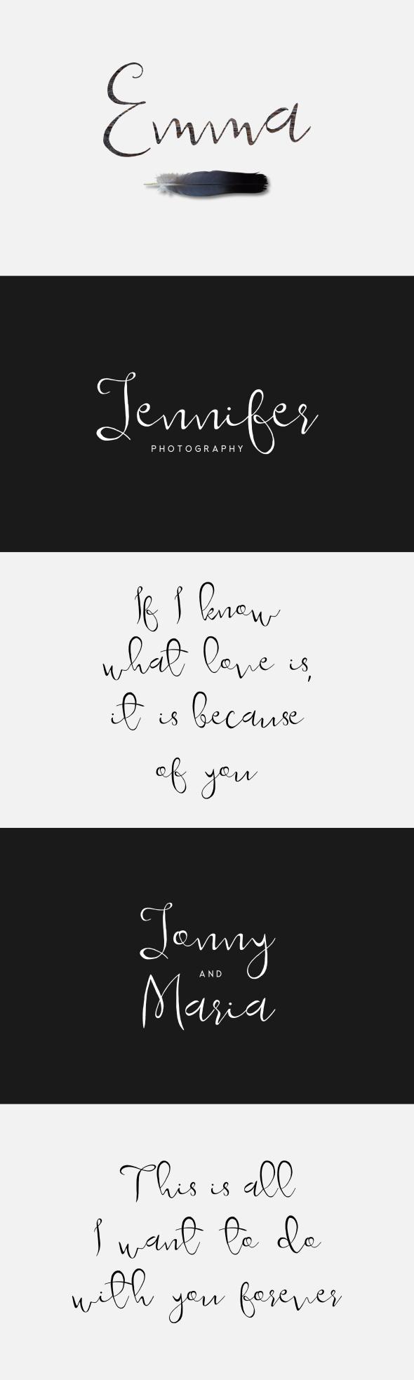 Hello Emma, Fonts | GraphicRiver