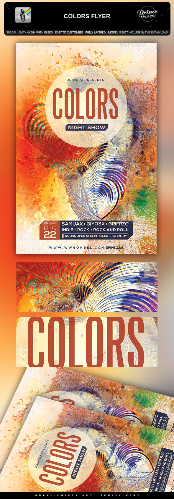 Colors Flyer, Print Templates | GraphicRiver