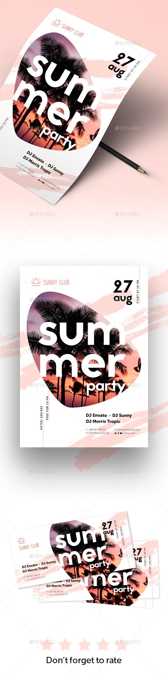 Summer Poster, Print Templates | GraphicRiver