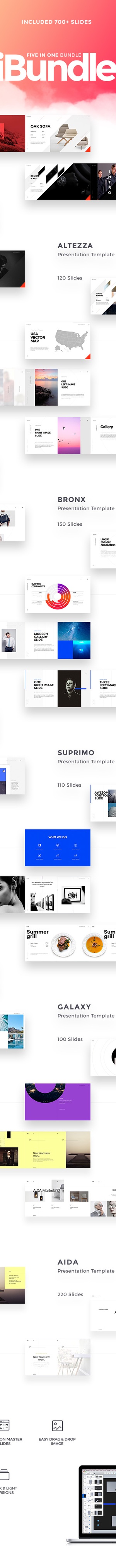 iBundle - 5 in 1 Keynote Templates, Presentation Templates | GraphicRiver